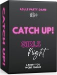 BLY Games Catch Up! Girls Night 18+ Card Game | Spicy Thought Provoking Conversation Starters for Fun Girls Nights, Bachelorette and Birthday Parties
