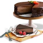 David's Cookies Triple Chocolate Cheesecake 10" - Pre-sliced 14 pcs. Creamy Chocolate Cheesecake, Fresh Bakery Dessert Great Gift Idea for Chocolate Lover Women, Men and Kids Cheesecake For Delivery#ChocolateCakeDay