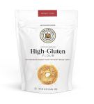 King Arthur High Gluten Flour, Contains Wheat Flour (wheat flour, malted barley flour) High Protein, 3 lb, White, 48 Ounces#NationalFlourMonth