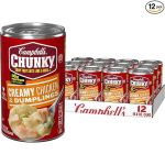 Campbell's Chunky Soup, Creamy Chicken and Dumplings Soup, 18.8 Oz Can (Case of 12)#SoupItForwardDay#HugInABowl
