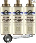 Ghirardelli White Chocolate Sauce Squeeze Bottles 16 oz (Pack of 3) with Ghirardelli Stamped Barista Spoon
#WhiteChocolateCheesecakeDay