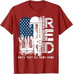 Red Friday Military We Wear Red Support Our troops US Flag T-Shirt#SupremeSacrificeDay